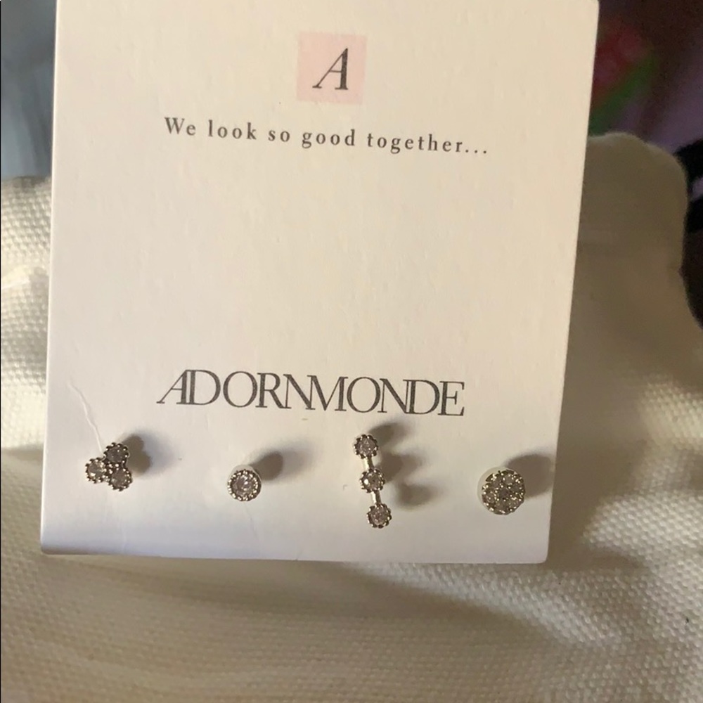 Adornmonde Piercing Earring Set